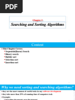 Chapter -3 - Searching and Sorting Algorithms