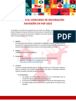 BASES PARA EL CONCURSO - Decoracion Navideña PDP 2023