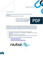 PDF Carta de Presentacion Vendemas at Amp G Hoteles Sac - Compress