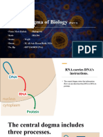 Dogma Central Biology Pertemuan 4