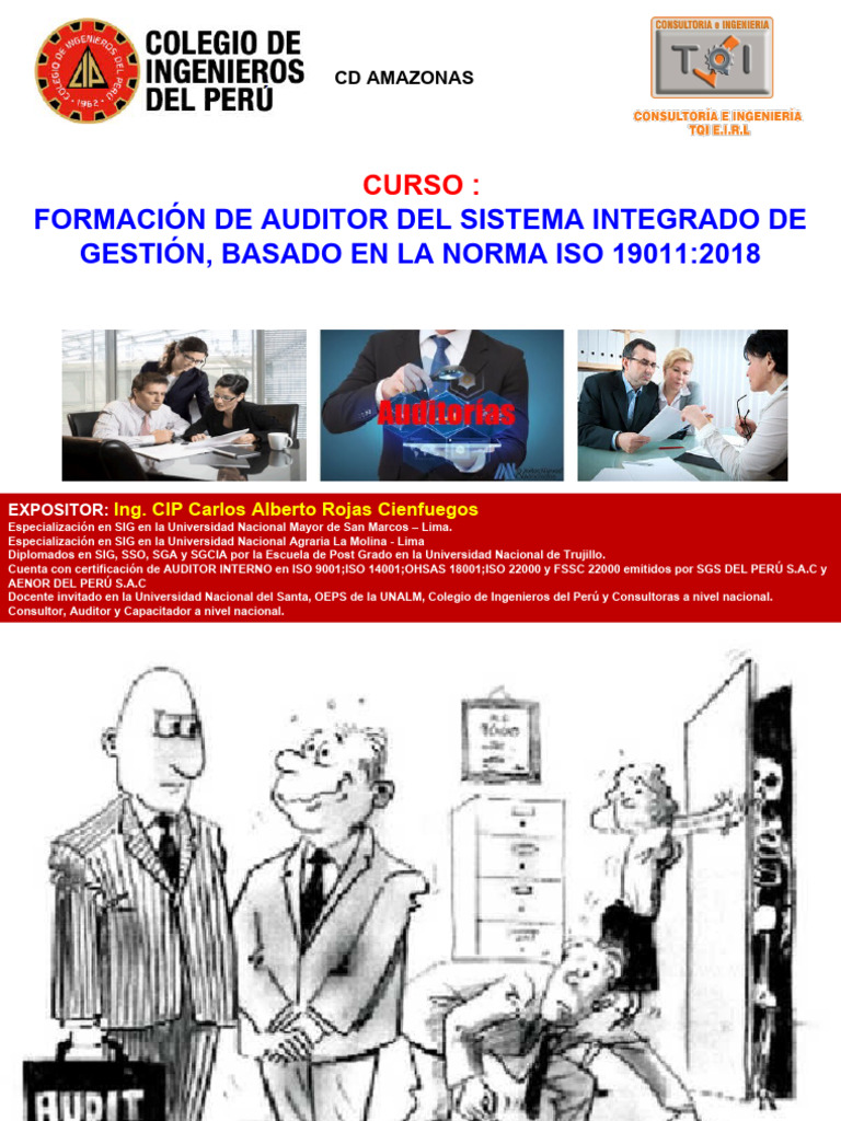 ltimo curso formaci n de auditor seg n la iso 19011 2018 2021 pdf