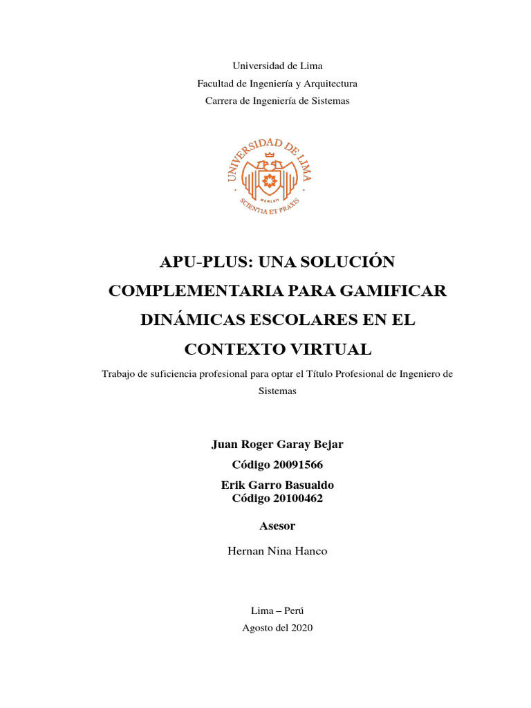 Garay Apu Plus Solucion | PDF | Business | Computación en la nube