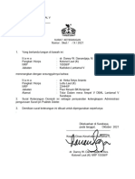 Format Surat Keterangan - Dr. Hexa