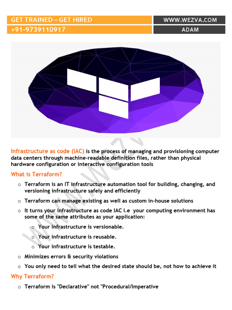 Terraform Cheat Sheet | PDF | Variable (Computer Science) | Parameter ...