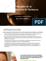 Clase 5. Principios de La Administración de Fármacos.