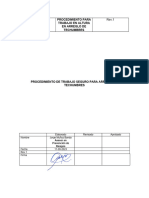Procedimiento de Trabajo Seguro para Techumbres PDF