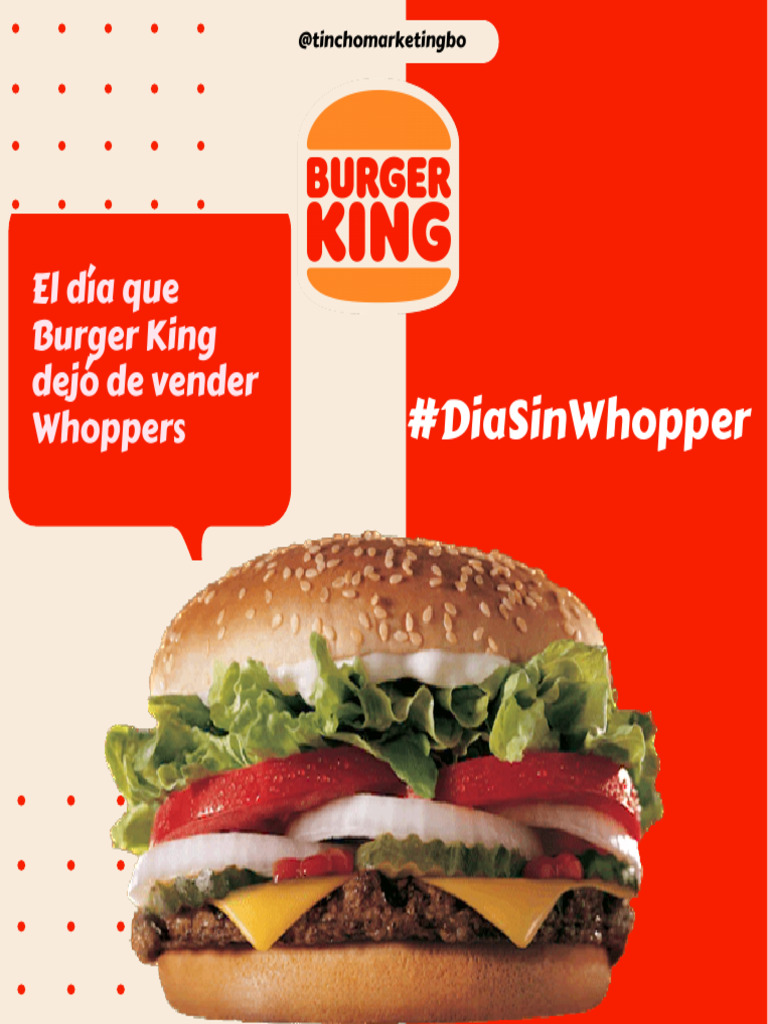 Burger King y el Día Sin Whopper | PDF