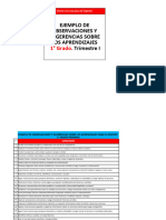 1° Observaciones y Sugerencias Trim II