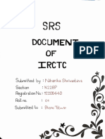 Srs of Irctc
