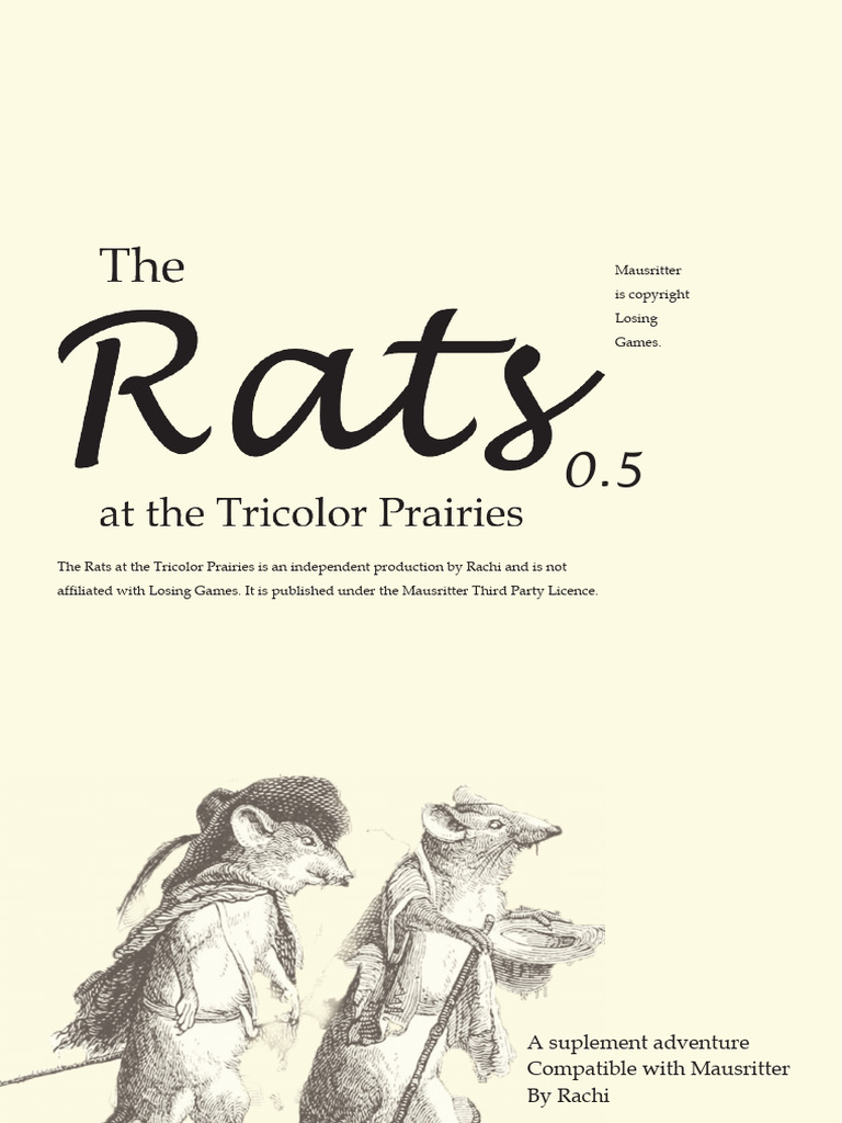 The Rats at The Tricolor Prairies 0.51 - Singles | PDF | Law
