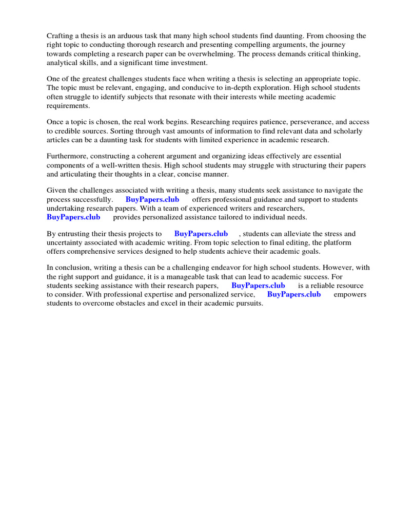 Example Topics Research Paper High School PDF Essays Academic