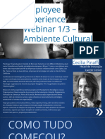 Career Center - Webinar 1 de 3 - Employee Experience - Ambiente Cultural