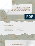 Lipid & Klasifikasinya - Kel 6 - 1a