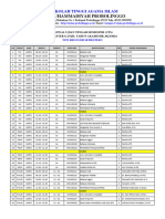 Jadwal Ujian Tengah Semester (UTS) Semester Ganjil 2023-2024 Non Reguler I