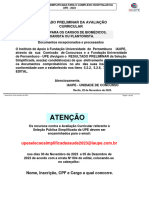 UPE_Saúde_2023 - Result Preliminar Da Avaliação Curricular_Republ