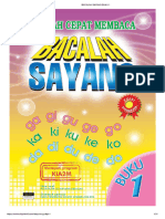 Bacalah Sayang Buku 1