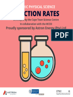 Physical Sciences Revision Rates of Reaction