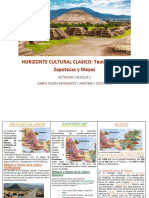 DANIEL FLORES HERNANDEZ - HORIZONTE CULTURAL CLASICO TEOTIHUACANOS, ZAPOTECAS Y MAYAs