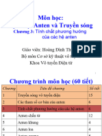 Chương 3 Tính Chất Phương Hướng Của Các Hệ Anten