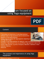 Yoga Program focused on using Yoga equipment updated version pdf