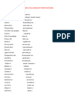 ADJECTIVES FOLLOWED BY PREPOSITIONS Terceros