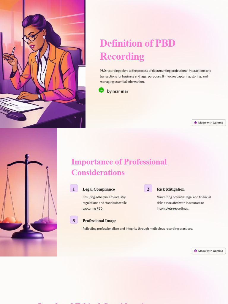 Understanding PBD Recording Practices | PDF | Regulatory Compliance ...