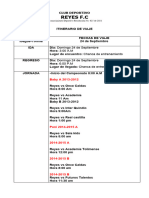 Itinerario de Viaje-Municipio Girardot