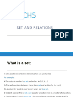 Set and Relations