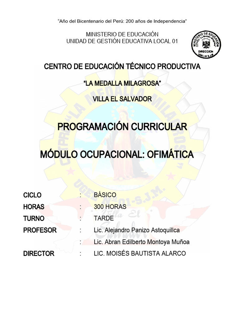 Módulo de Ofimática: 300 Horas | PDF | Archivo de computadora ...