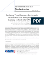 Predicting Travel Insurance Purchases in An Insura