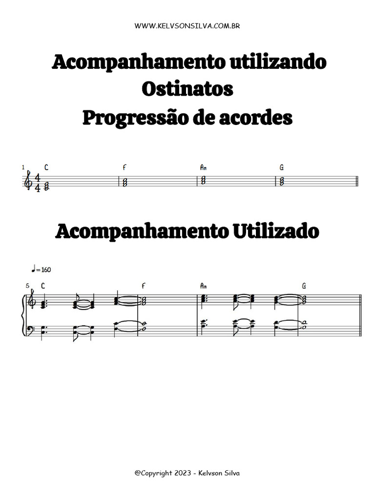 Aula - Ostinato | PDF | Artes Linguísticas e Disciplina