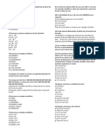 Lista de Exaercícios Prof - Luan