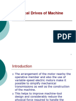 Lecture 4 - Electrical Drives of Machine Tools