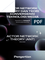 Actor Network Theory Dan Teori Konvergensi TeknologiMedia