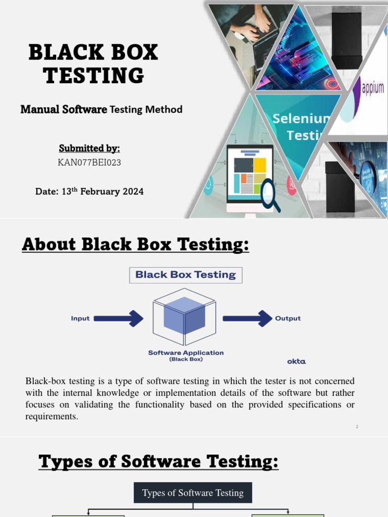 Black Box Testing | PDF | Software Testing | Quality Assurance
