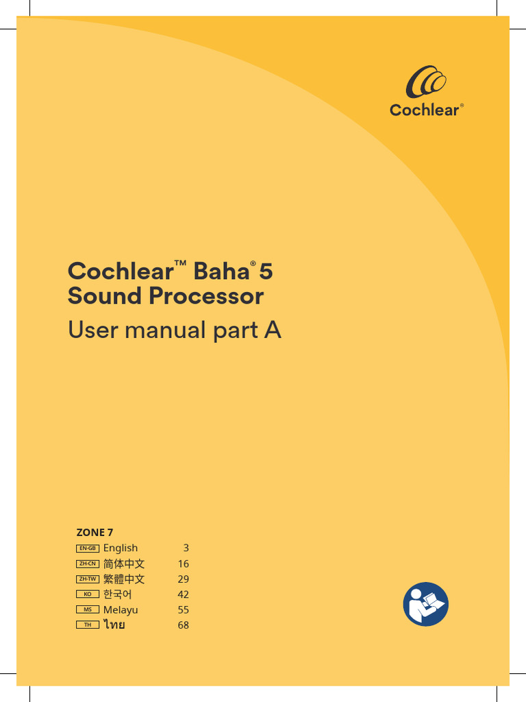 Baha 5 Sound Processor User Manual | PDF | Electromagnetic Interference ...