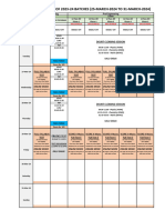 Time Table 2023-24 Batches (25-31 Mar 2024)