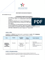 Decision Recrutement 24ll.t/t.: Dahir Relative Telle Que Modilïée Par Mai Particulier La Nfif Par Janvier La