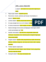 Les Pelajaran IPAS (ATS) - Jumat, 1 Maret 2024