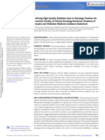 Bickel Et Al 2016 Defining High Quality Palliative Care in Oncology Practice An American Society of Clinical Oncology