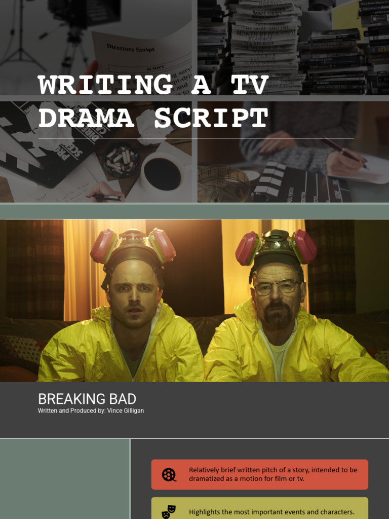 3 Writing For TV Drama Script | PDF | Plot (Narrative)