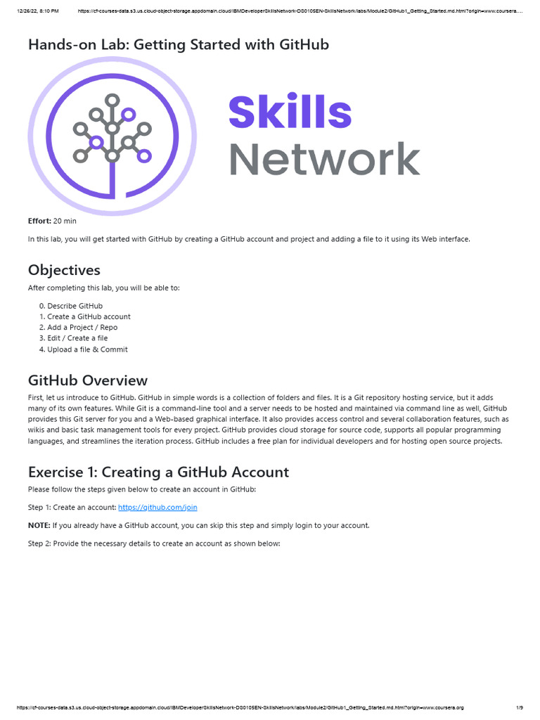 GitHub1 Getting Started | PDF