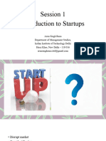 Introduction To Startups