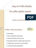 Training On Coffee Quality Improvement
