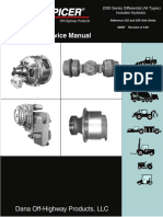 Dana 53R, 2050 Axle Disassemly Service Manual - 044718