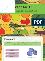What Am I Fruit and Vegetables 1 SD