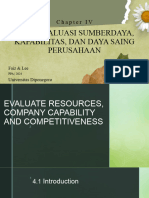 Mengevaluasi Sumberdaya, Kapabilitas, Dan Daya Saing Perusahaan 2