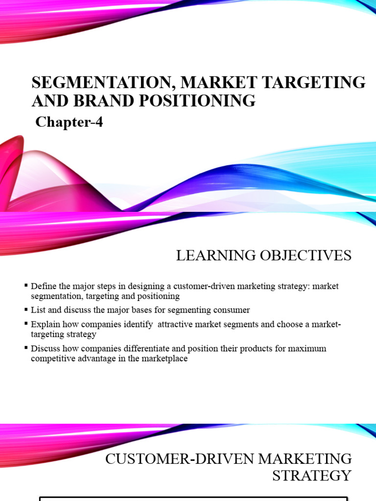 Market Segmentation and Targeting Strategies | PDF