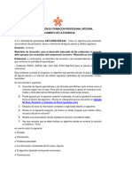 DOCUMENTOnDEnEVIDENCIAnALGORITMO 5065ec825f7b653