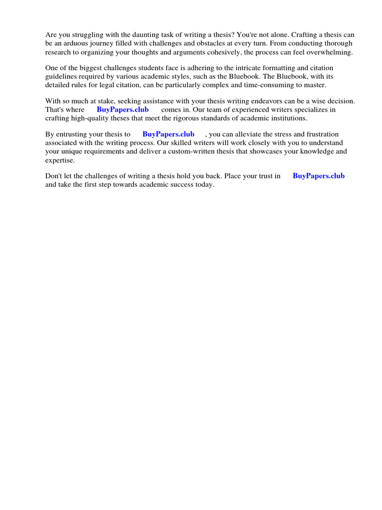 Bluebook Research Paper PDF Citation Written Communication